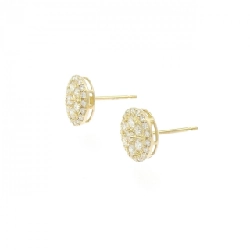 K18YG Bông tai kim cương 0.60CT - Hàng hiệu Chính hãng 875418