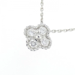 K18WG Hoa Kim Cương Dây Chuyền - Hàng hiệu Chính hãng 860217