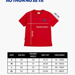 Áo thun xẻ tà cotton màu cam xẻ tà 734570