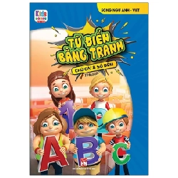 Từ Điển Bằng Tranh - Chữ Cái Và Số Đếm - JP Moon (Mới 100%) Từ điển thiếu nhi, NXB Phụ Nữ - SÁCH ĐẠI HỌC