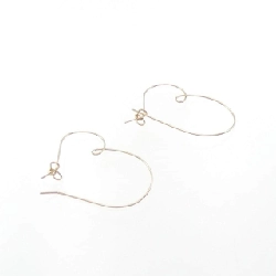 K10PG Bông tai hình trái tim - Hàng hiệu Chính hãng 870569