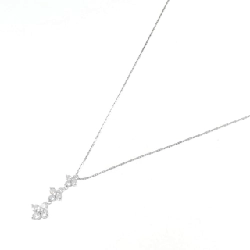 K18WG Hoa Kim Cương Dây Chuyền 0.50CT - Hàng hiệu Chính hãng 861856