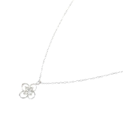 Dây chuyền kim cương hoa PT900/PT850 0.11CT - Hàng hiệu Authentic 861209