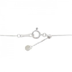 K18WG Tuyết Flake Kim Cương Dây Chuyền 0.50CT - Hàng hiệu Chính hãng 858237