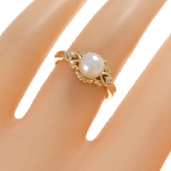 Nhẫn ngọc trai Akoya K18YG 5.8mm - Hàng hiệu Authentic 849215