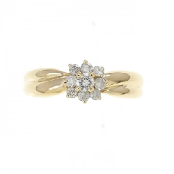 Nhẫn kim cương hoa K18YG 0.22CT - Hàng hiệu Authentic 851835