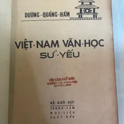 VIỆT NAM VĂN HỌC SỬ YẾU - DƯƠNG QUẢNG HÀM  1044532