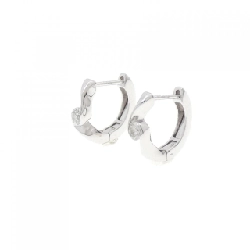 K18WG Bông tai kim cương 0.10CT - Hàng hiệu Chính hãng