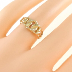 Nhẫn kim cương K18YG 0.02CT 672538