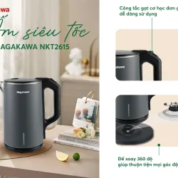 ẤM SIÊU TỐC 1.6L Nagakawa NKT2615 - Mới 100% 1011058