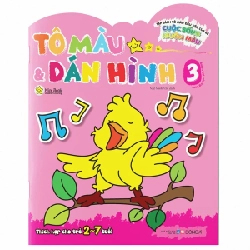 Tập Sách Tô Màu Đầu Tiên Của Bé - Cuộc Sống Muôn Màu - Tô Màu Và Dán Hình - Tập 3 - Nhiều Tác Giả (Mới 100%) Tô màu, luyện chữ, Đông A - SÁCH ĐẠI HỌC