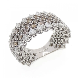 Nhẫn kim cương 750WG 3.89CT