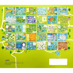 Cuốn Sách Khổng Lồ Về Trò Chơi Tư Duy - Maps Activity Pad - Sam Smith 290410