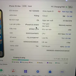 Iphone XSMax 64Gb quốc tế 571228