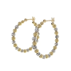 K18YG/PT Bông tai - Hàng hiệu Chính hãng