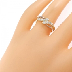 Nhẫn kim cương K18YG/PT900 0.50CT - Hàng hiệu chính hãng 847870