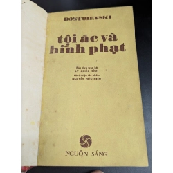 Tội ác và hình phạt - Dostoievski  bản dịch Lý Quốc Sinh ( bản đóng bìa xưa còn bìa gốc ) 366683