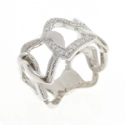 Nhẫn kim cương K18WG