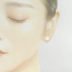 Bông tai ngọc trai Akoya K14WG 9.0mm - Hàng hiệu Authentic 878107