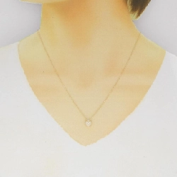 K18YG Dây chuyền kim cương hình trái tim - Hàng hiệu Authentic 868518