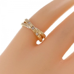 Nhẫn kim cương K18YG 666477