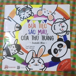 Ehon cho bé từ 0-6tuổi - Bữa tiệc sắc màu của thú trắng
