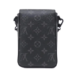 Túi đeo chéo Louis Vuitton Monogram Eclipse S Lock Vertical Wearable Wallet M82252 - Hàng hiệu Chính hãng 767488