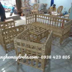 Sofa mây vuông đơn giản 576471