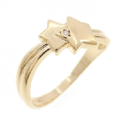 Nhẫn kim cương K18YG 0.005CT