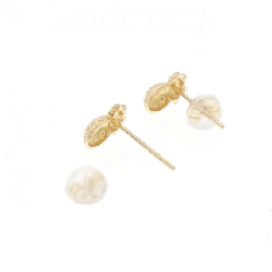 K18YG Bông tai Dứa - Hàng hiệu Chính hãng 867757