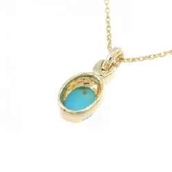 K18YG Mặt dây chuyền Turquoise - Hàng hiệu Chính hãng 861230