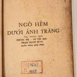 Truyện ngắn NGÕ HẺM DƯỚI ÁNH TRĂNG, nhà văn Áo Stefan Zweig 705073