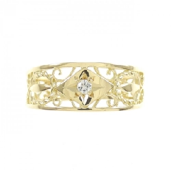 Nhẫn kim cương K18YG 0.03CT 670151