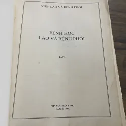 Bệnh học lao và bệnh phổi - sách y khổ lớn, 480 trang Xb 1996 993197