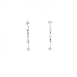 K18WG Bông tai kim cương 0.06CT - Hàng hiệu Chính hãng