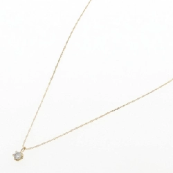 K18YG Solitaire Dây chuyền kim cương 0.08CT - Hàng hiệu Chính hãng 862121