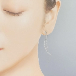 Bông tai kim cương 18KWG - Hàng hiệu Authentic 869362