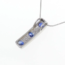 Dây chuyền Sapphire PT900/PT850 0.90CT - Hàng hiệu Chính hãng 859244