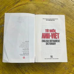 TỪ ĐIỂN ANH - VIỆT ENGLISH- VIETNAMESE DICTIONARY 2007 731063