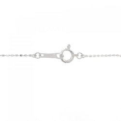 K18WG Khóa Kim Cương Dây Chuyền 0.31CT - Hàng hiệu Chính hãng 860828