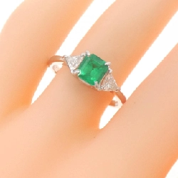 Nhẫn Emerald PT900 0.66CT - Hàng hiệu Chính hãng 847743