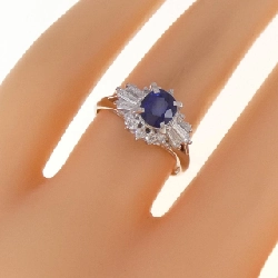 Nhẫn Sapphire PT900 0.89CT 670869