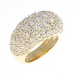 Nhẫn kim cương Pavé 750YG 3.00CT - Hàng hiệu Chính hãng