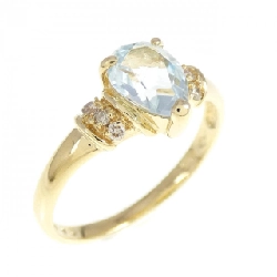 Nhẫn Blue Topaz K18YG