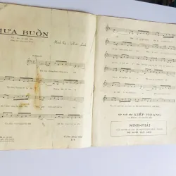 TỜ NHẠC MƯA BUỒN (Mình Kỳ – Hoài Linh) Xuất bản: 1964 752768