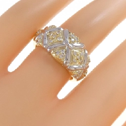 Nhẫn kim cương K18YG/PT900 0.30CT 667378