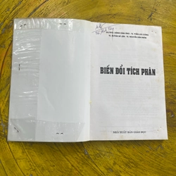 BIẾN ĐỔI TÍCH PHẤN- GS. ĐẶNG ĐÌNH ÁNG VÀ CÁC CỘNG SỰ 544146