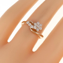 Nhẫn kim cương hoa K18PG 0.30CT 673322