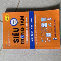 Siêu trọng tâm toán lý hóa văn anh lớp 10 chương trình mới 8274