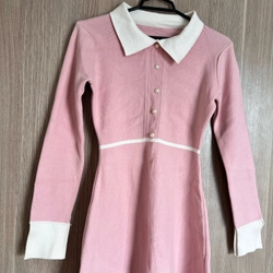 Váy hồng tiểu thư tôn dáng 494446